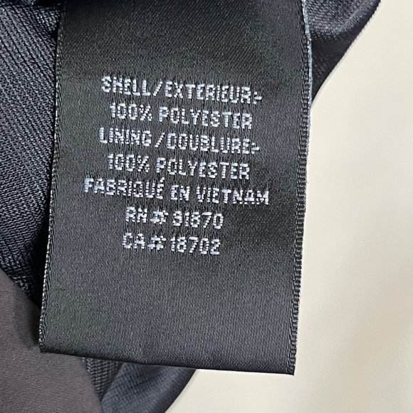 Pebble Beach Water and Wind Resistant Performance Full Zip Black Jacket Medium - Picture 4 of 6